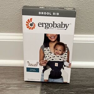 Ergobaby Carrier Drool Bib - Marine (Whale Pattern)